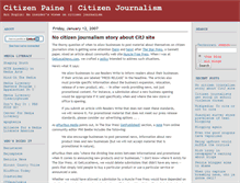 Tablet Screenshot of citizenpaine.com